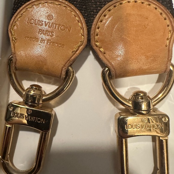 LV authentic canvas and leather adjustable strap - Picture 2 of 7